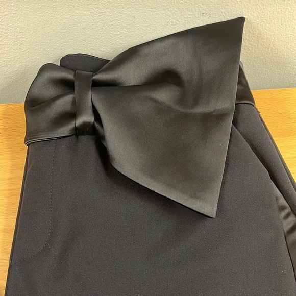 Women’s tuxedo pants with bow - Picture 2 of 4